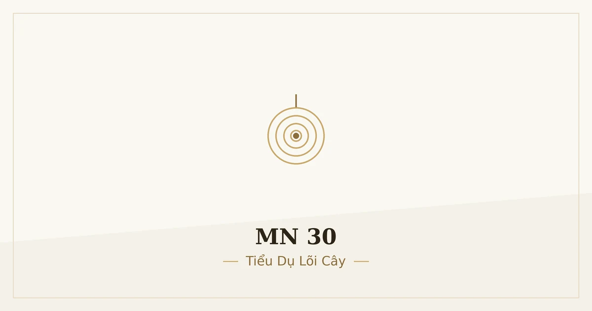 Kinh Trung Bộ MN 30 – ảnh minh họa nội dung bài kinh