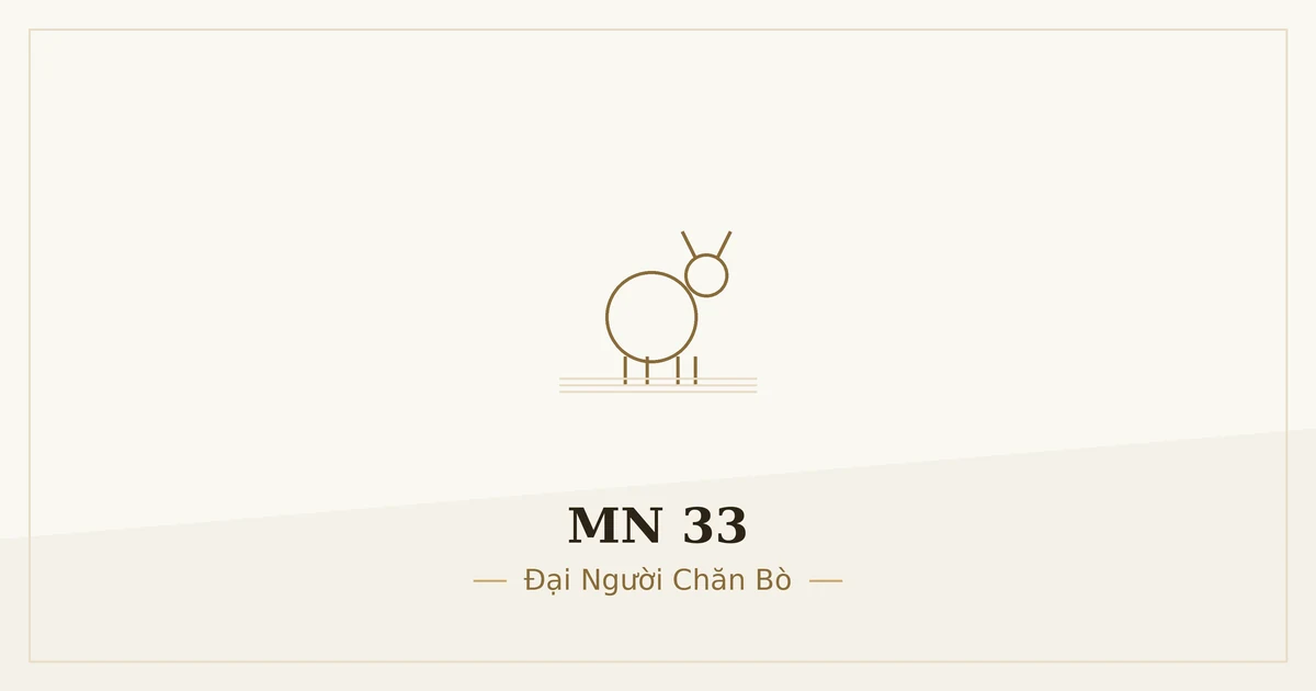 Kinh Trung Bộ MN 33 – ảnh minh họa nội dung bài kinh