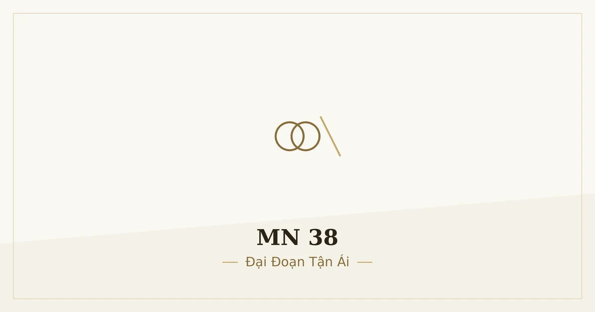 Kinh Trung Bộ MN 38 – ảnh minh họa nội dung bài kinh