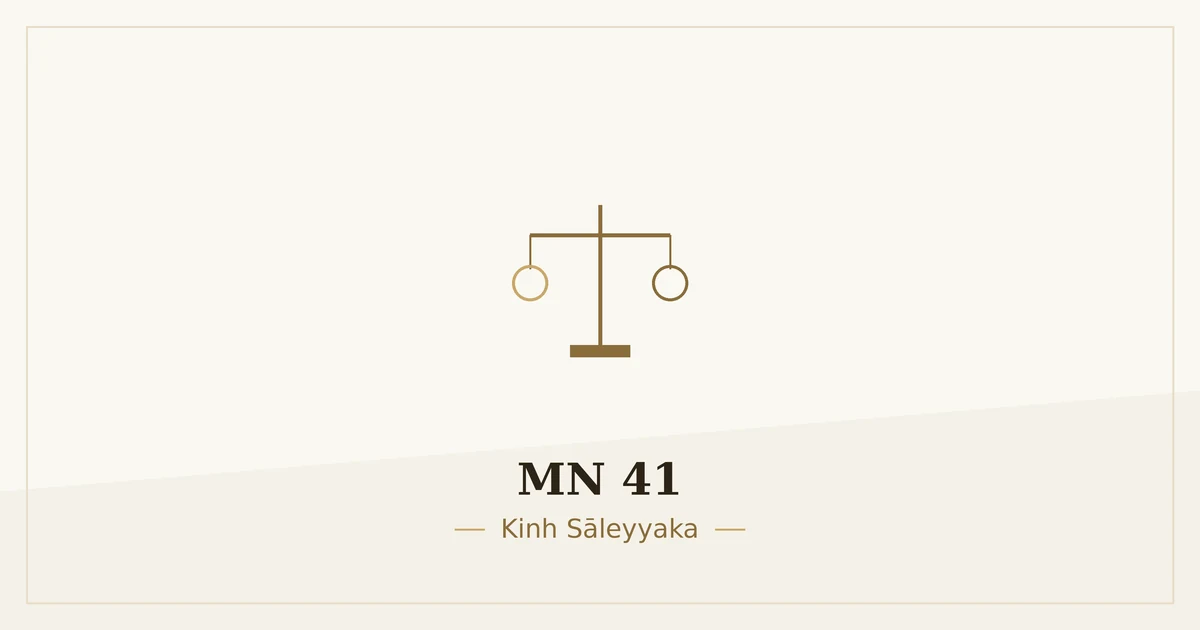Kinh Trung Bộ MN 41 – ảnh minh họa nội dung bài kinh