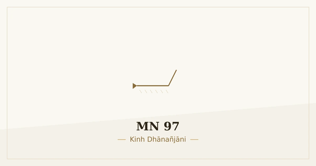 Kinh Trung Bộ MN 97 – ảnh minh họa nội dung bài kinh