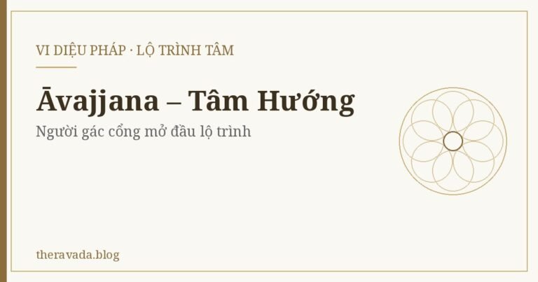 Āvajjana (Tâm Hướng): Người Gác Cổng Mở Đầu Lộ Trình Tâm