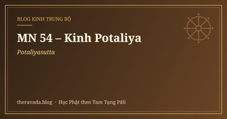 MN 54 – Kinh Potaliya (Potaliyasutta)
