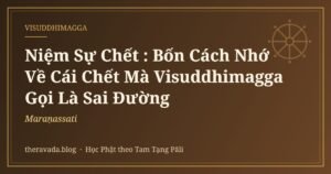 Niệm Sự Chết (Maraṇassati): Bốn Cách Nhớ Về Cái Chết Mà Visuddhimagga Gọi Là Sai Đường